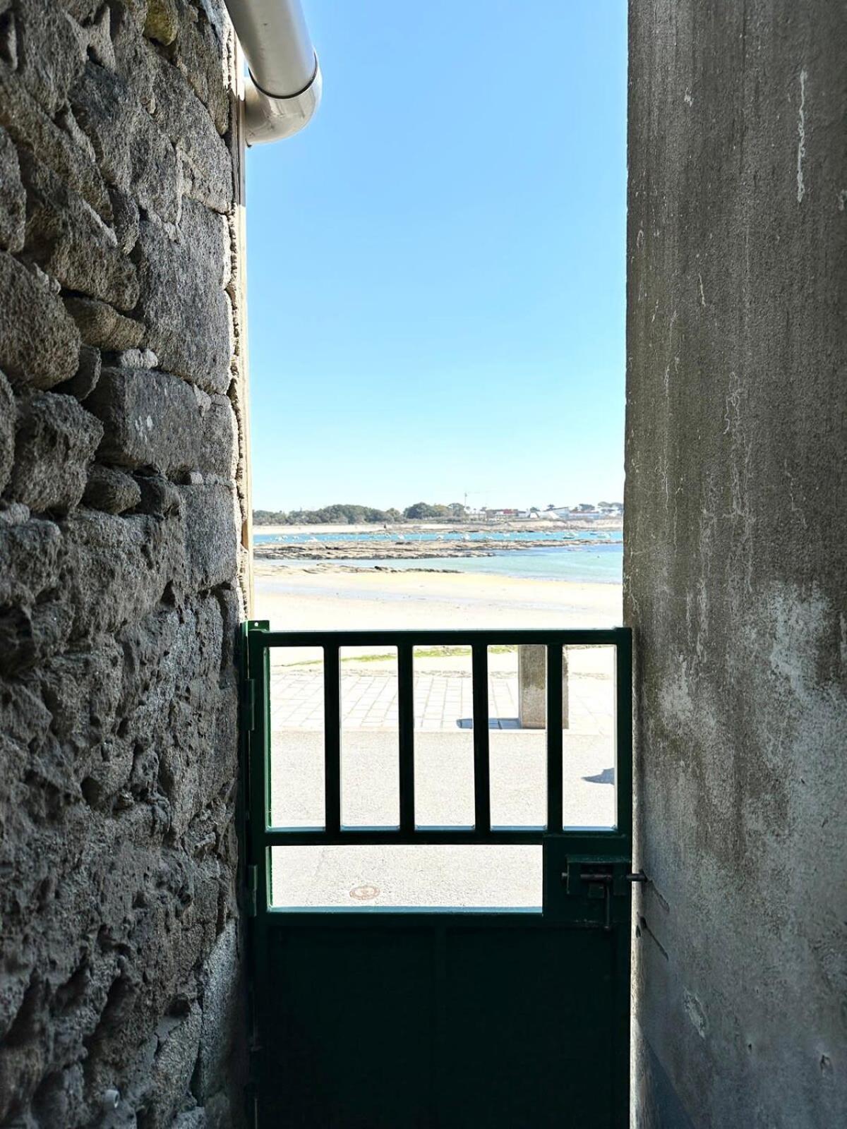 Maison De Pecheur Atypique Les Pieds Dans L'Eau Ploemeur Exteriör bild